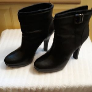 Jeffrey Tyler Black Heeled Boots,  sz 11